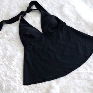 MERONA Tankini Swim Top, black size small